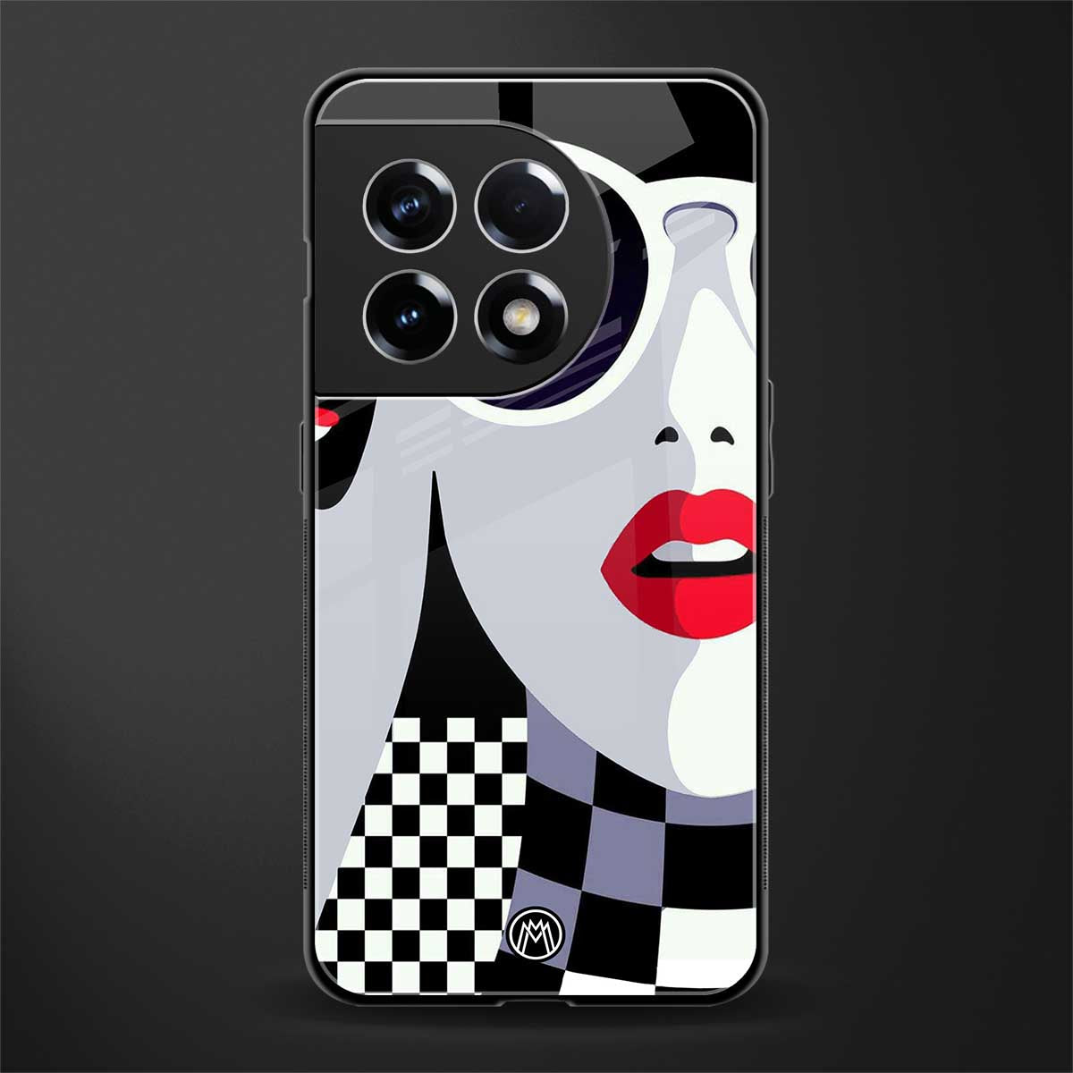 attitude queen back phone cover | glass case for oneplus 11r