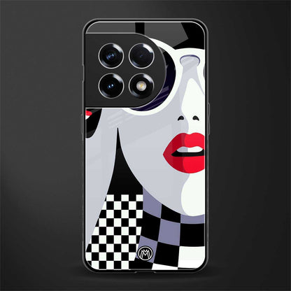 attitude queen back phone cover | glass case for oneplus 11r