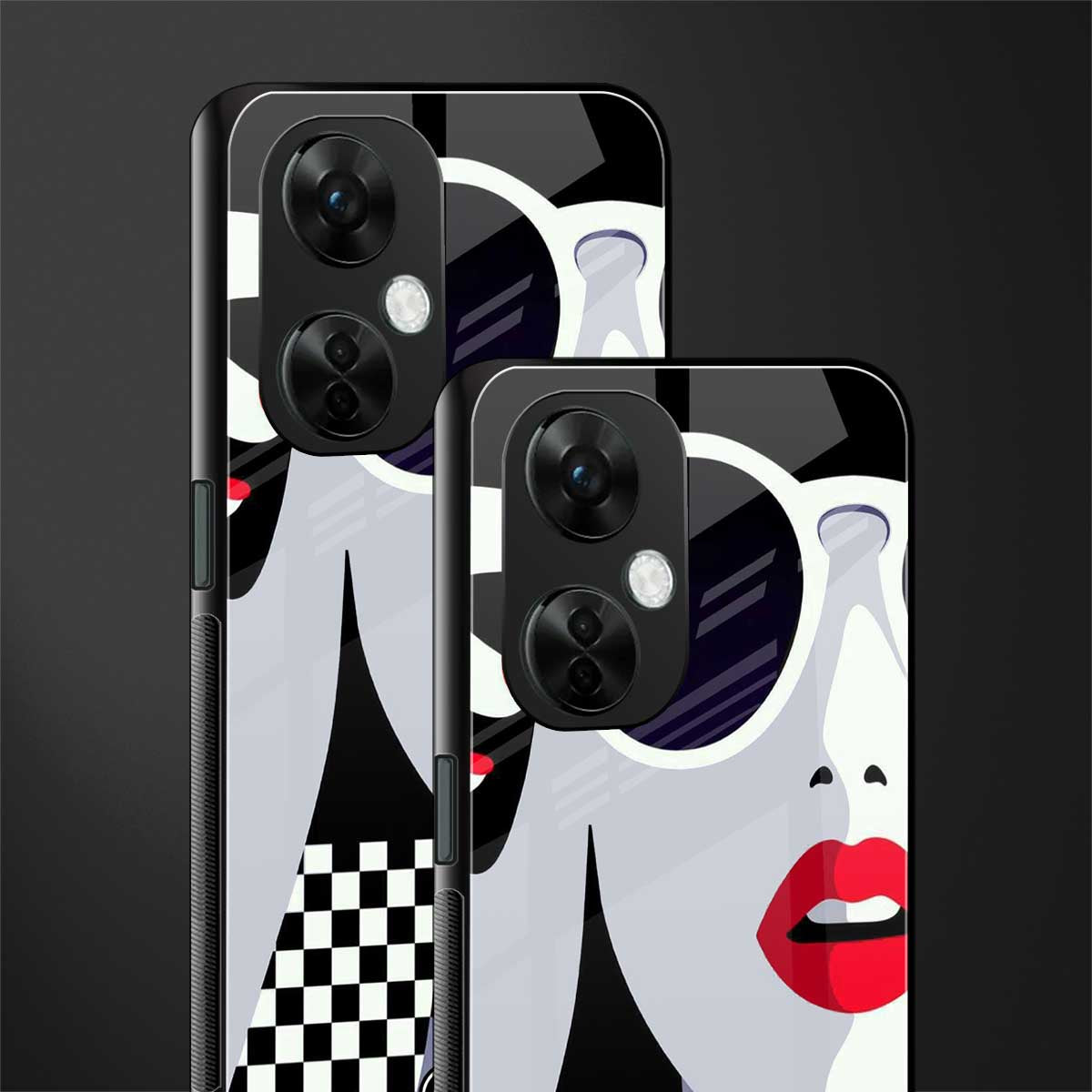 attitude queen back phone cover | glass case for oneplus nord ce 3 lite