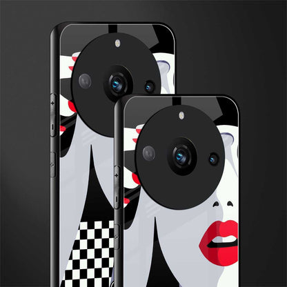 attitude queen back phone cover | glass case for realme 11 pro 5g