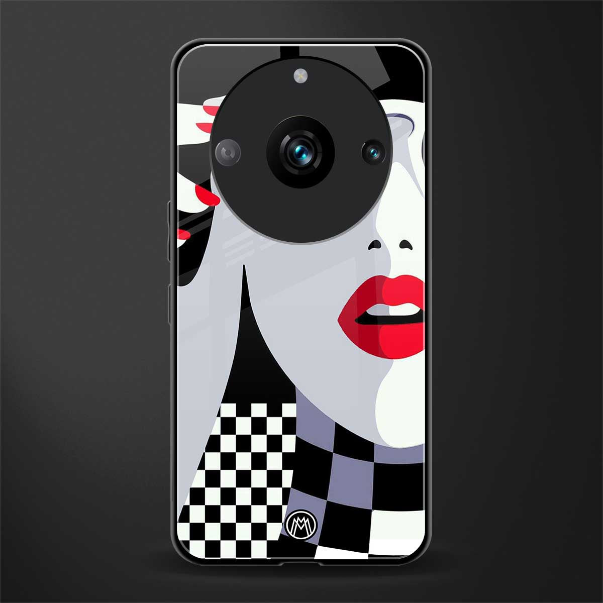 attitude queen back phone cover | glass case for realme 11 pro 5g