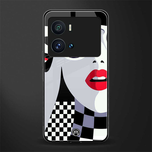 attitude queen back phone cover | glass case for iQOO 9 Pro