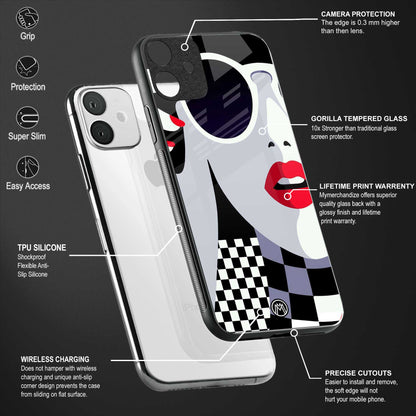 attitude queen back phone cover | glass case for samsung galaxy a04