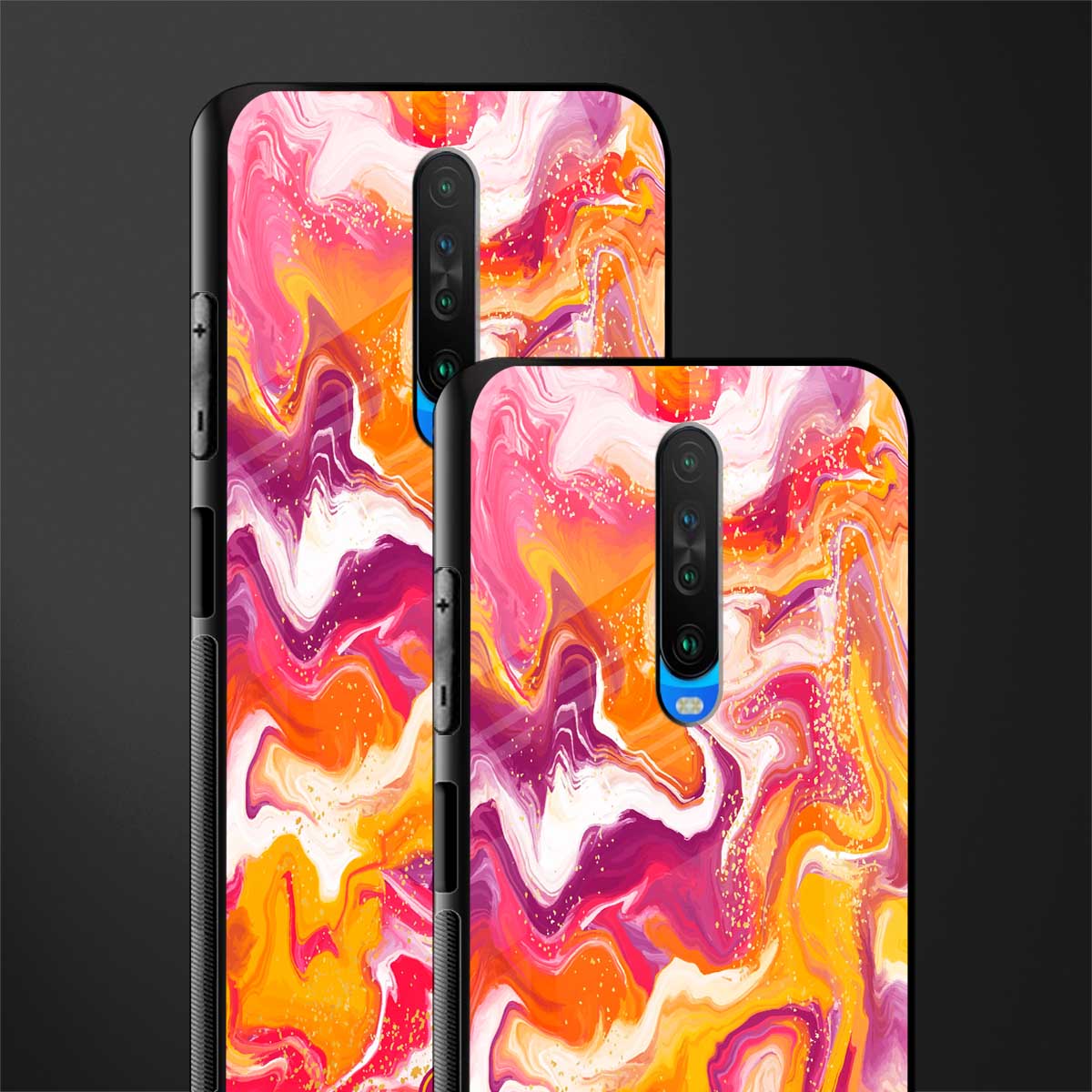 aureolin grape jam glass case for poco x2 image-2