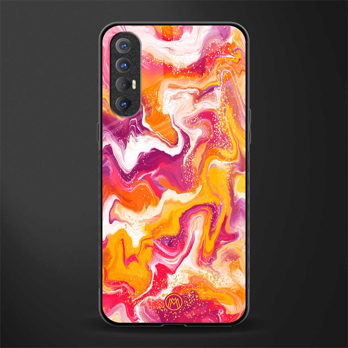 aureolin grape jam glass case for oppo reno 3 pro image