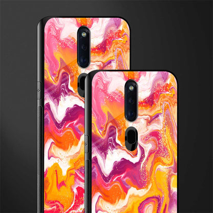 aureolin grape jam glass case for oppo f11 pro image-2