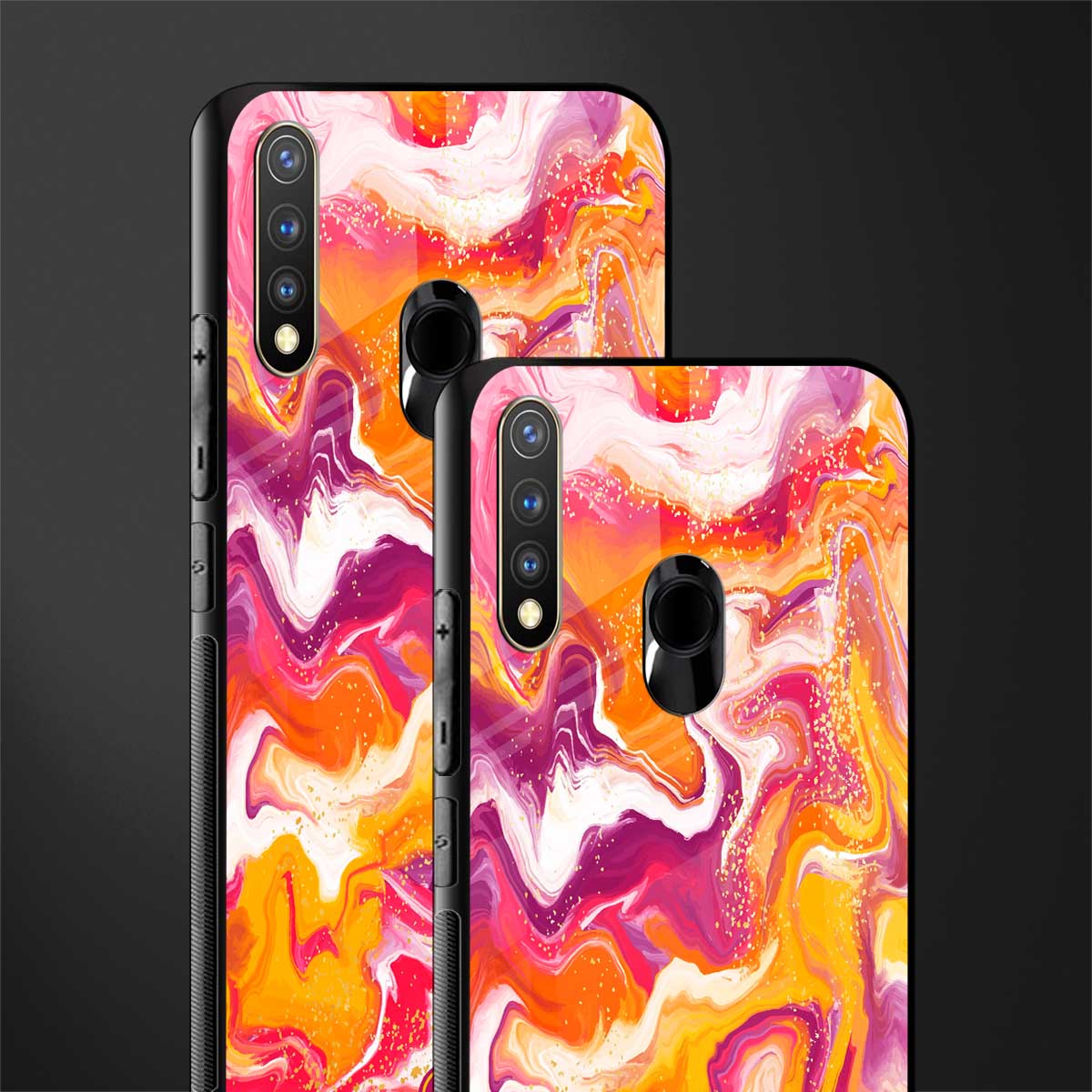 aureolin grape jam glass case for vivo y19 image-2