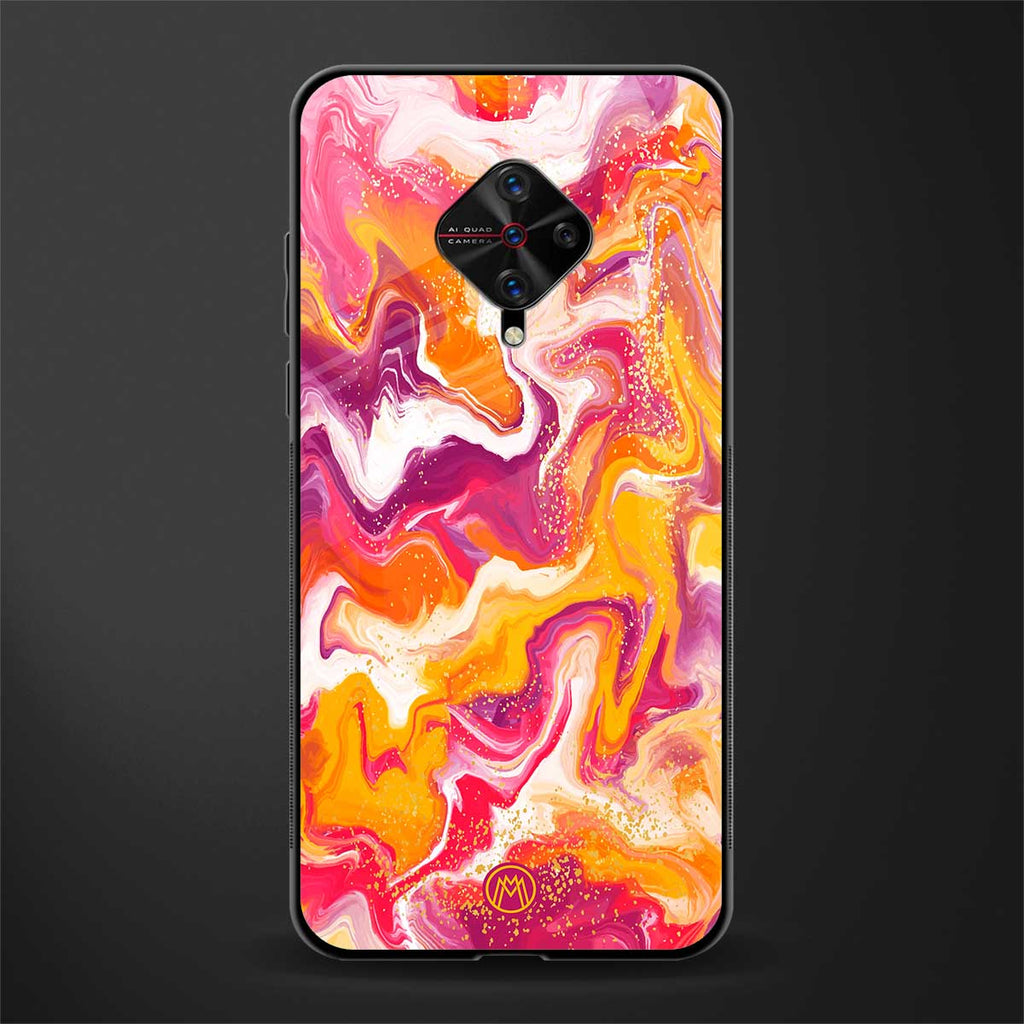aureolin grape jam glass case for vivo s1 pro image