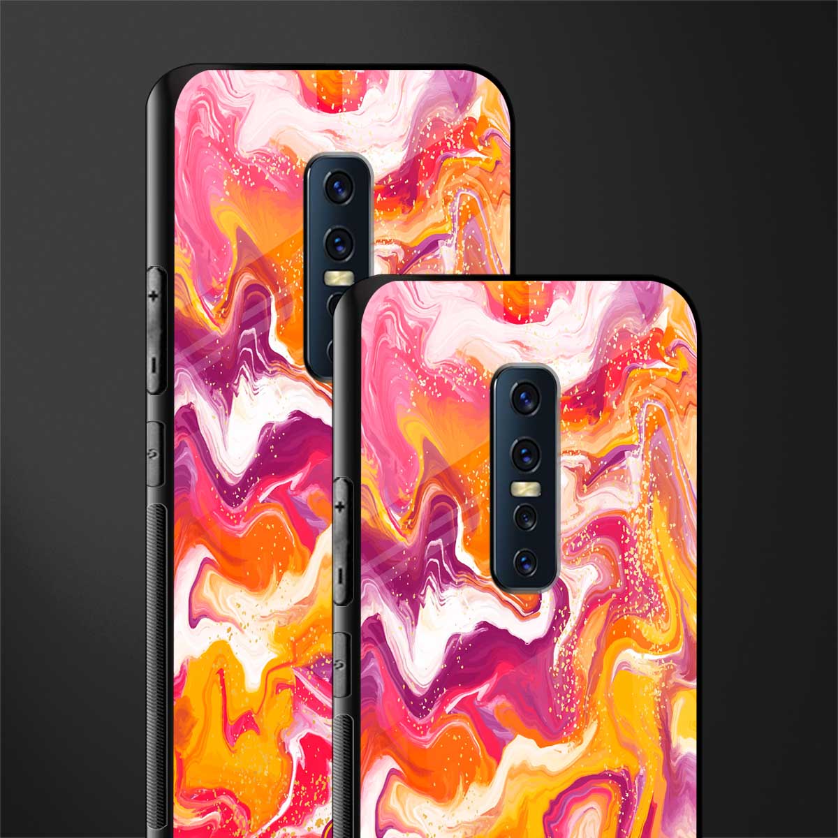 aureolin grape jam glass case for vivo v17 pro image-2