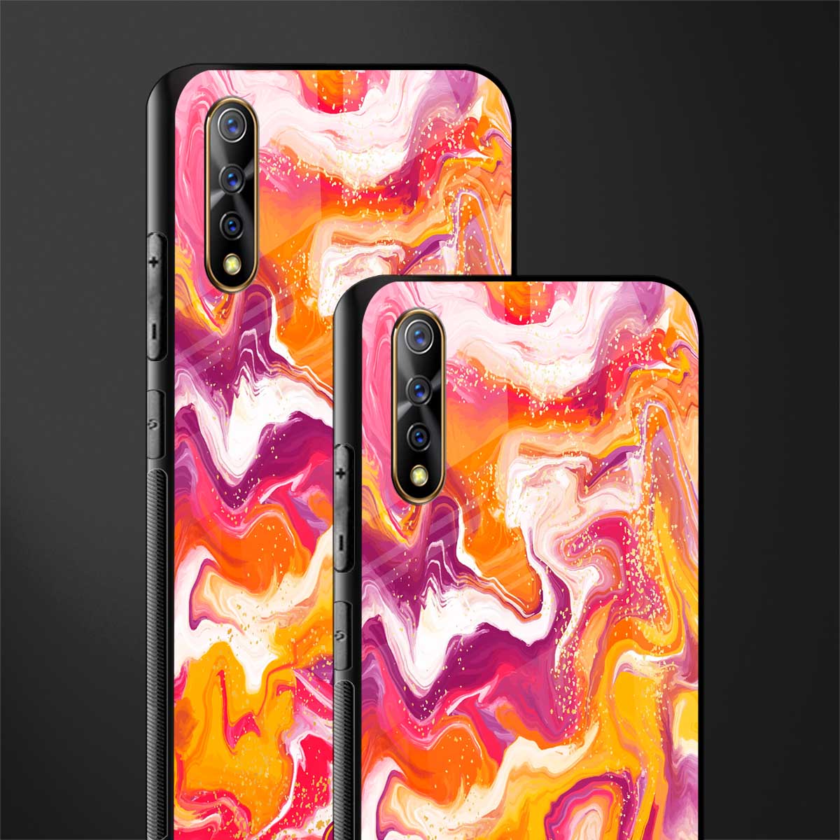 aureolin grape jam glass case for vivo s1 image-2