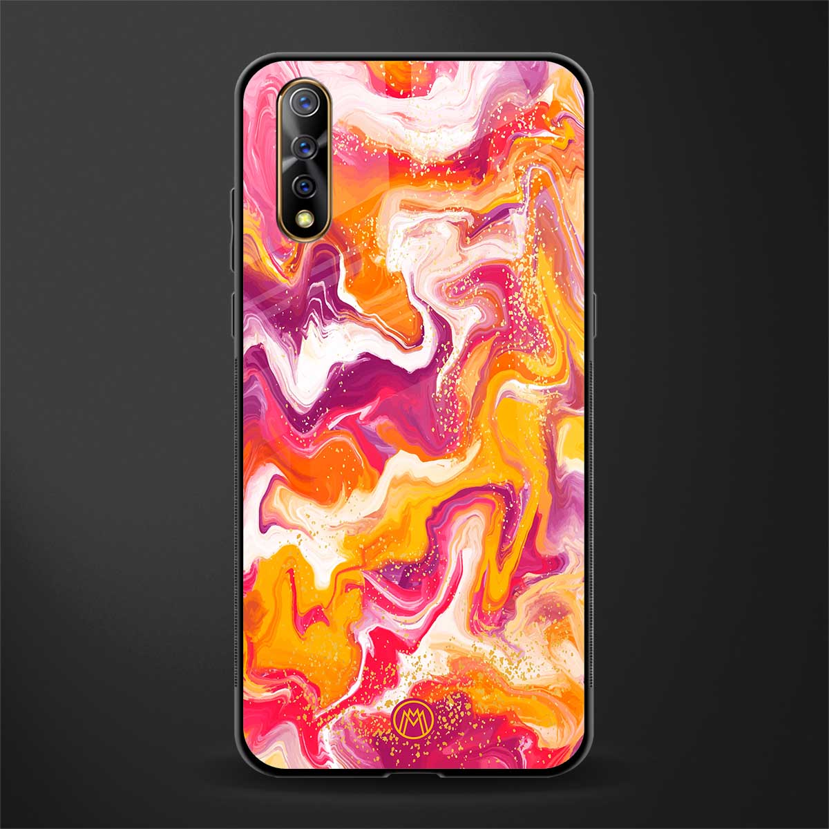 aureolin grape jam glass case for vivo s1 image