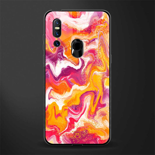 aureolin grape jam glass case for vivo v15 image