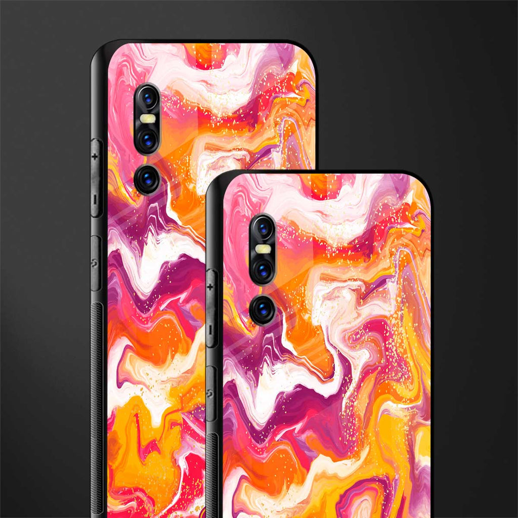 aureolin grape jam glass case for vivo v15 pro image-2