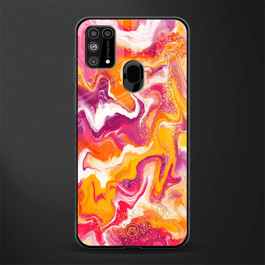 aureolin grape jam glass case for samsung galaxy f41 image