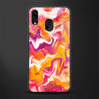 aureolin grape jam glass case for samsung galaxy m10s image