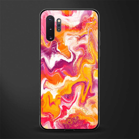 aureolin grape jam glass case for samsung galaxy note 10 plus image