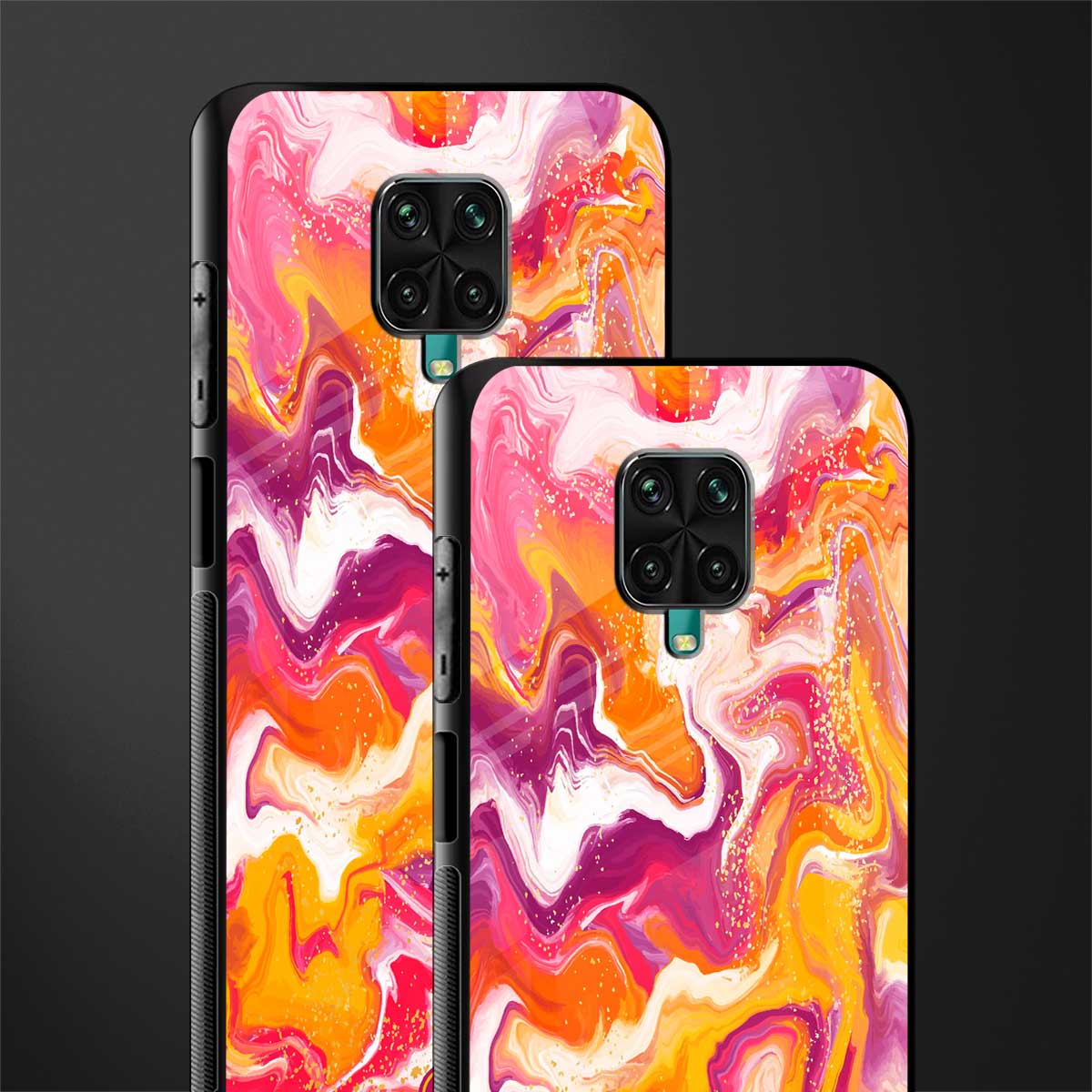 aureolin grape jam glass case for redmi note 9 pro max image-2