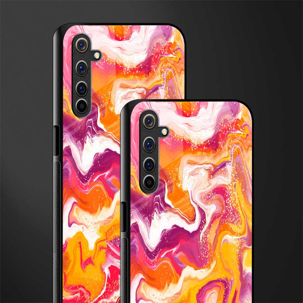 aureolin grape jam glass case for realme 6 image-2