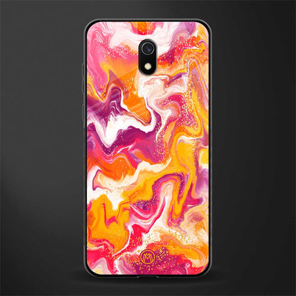 aureolin grape jam glass case for redmi 8a image