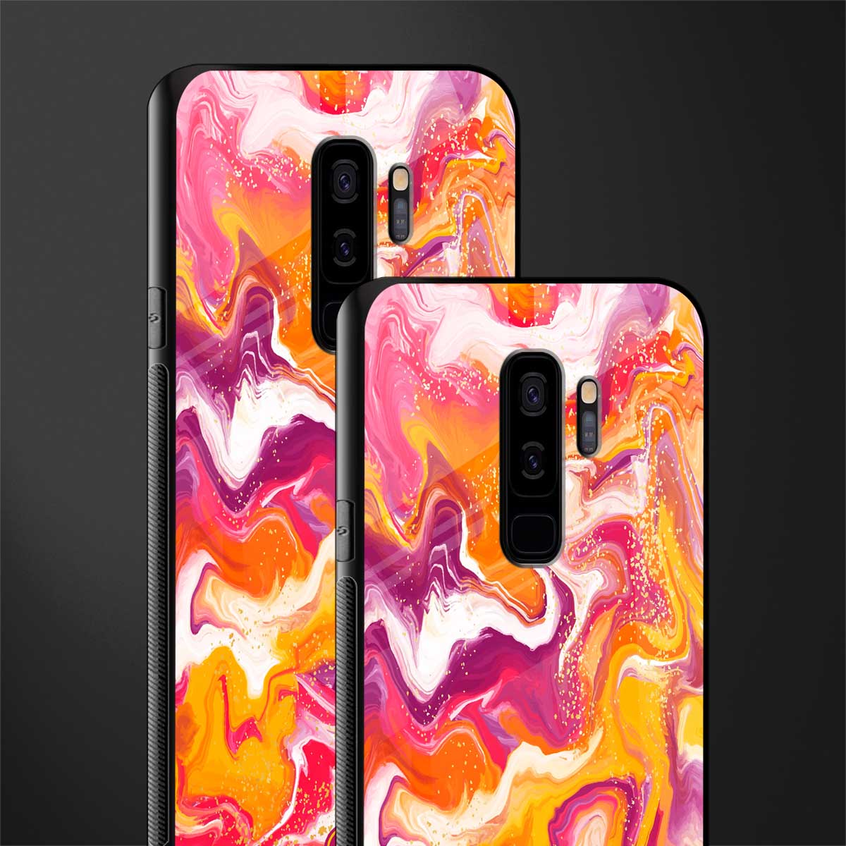 aureolin grape jam glass case for samsung galaxy s9 plus image-2