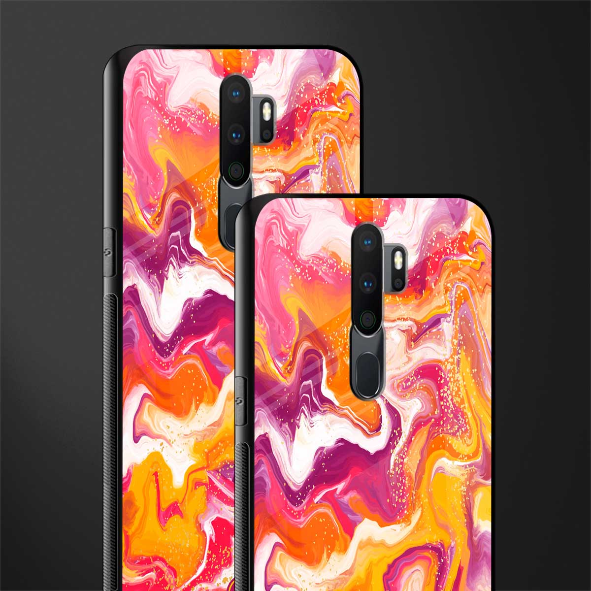 aureolin grape jam glass case for oppo a5 2020 image-2