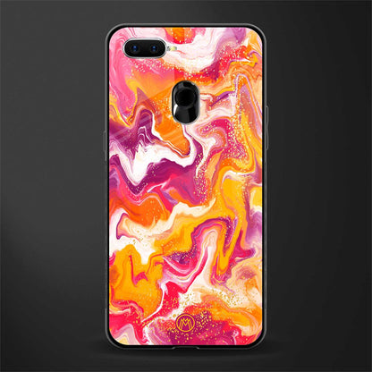 aureolin grape jam glass case for oppo a12 image