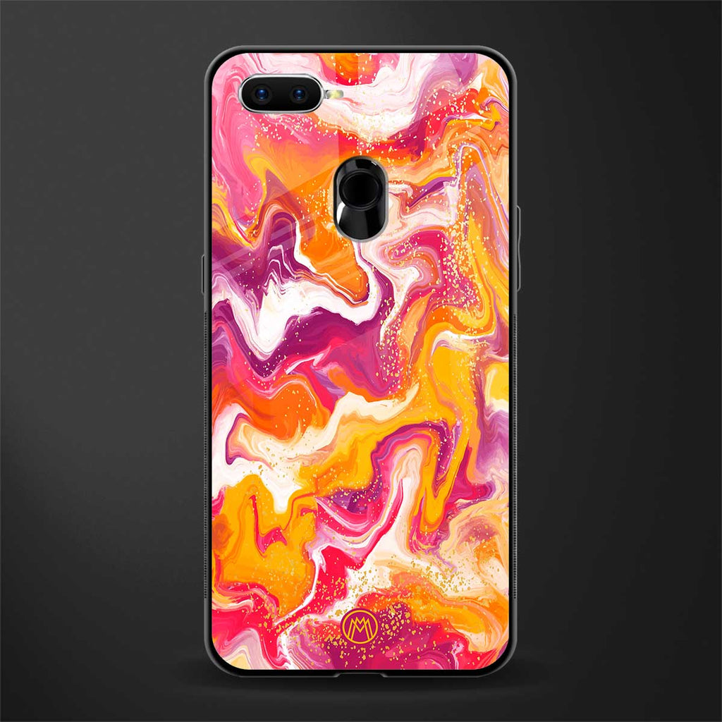 aureolin grape jam glass case for oppo a7 image