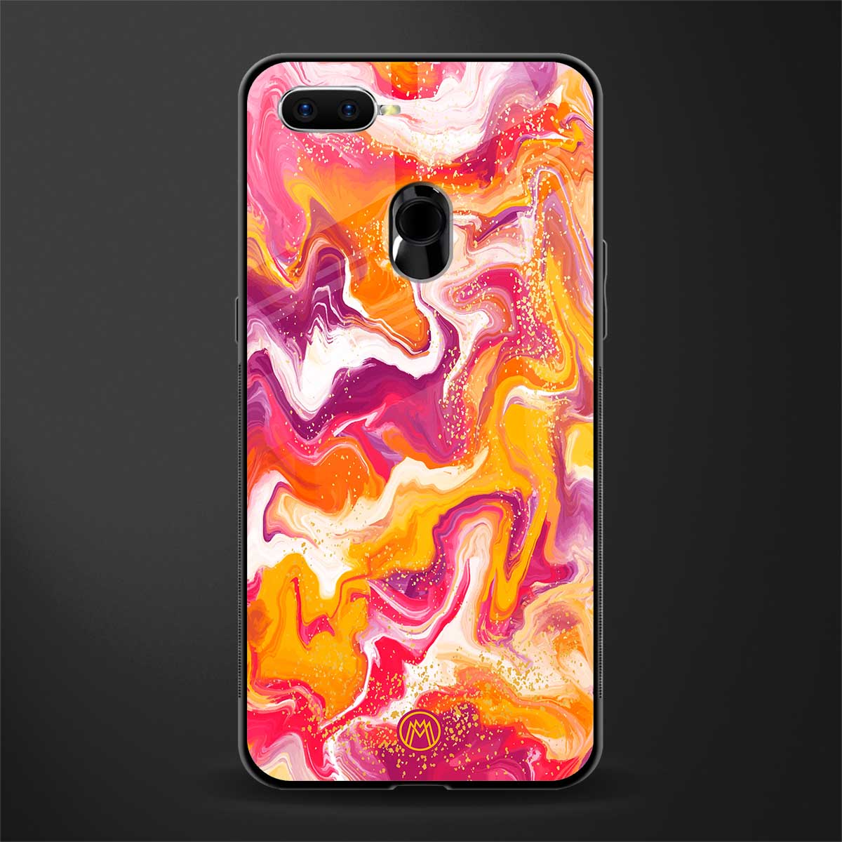 aureolin grape jam glass case for oppo a7 image