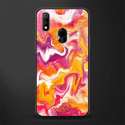 aureolin grape jam glass case for realme 3 pro image