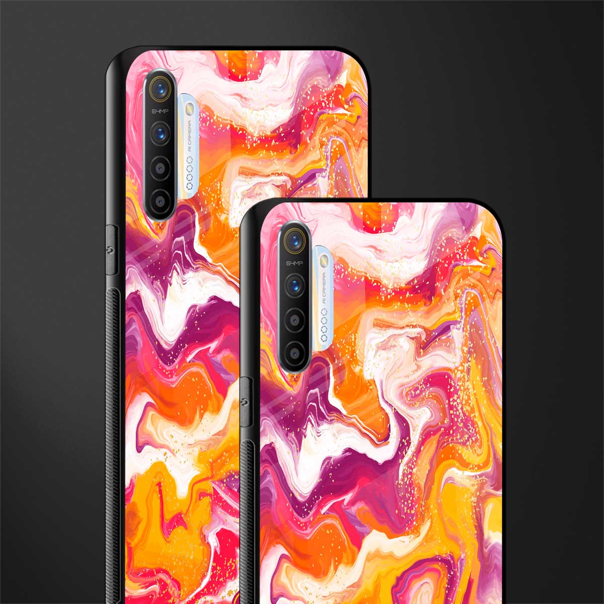 aureolin grape jam glass case for realme xt image-2