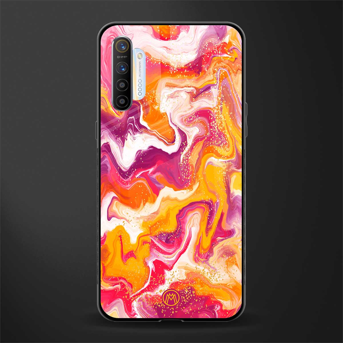 aureolin grape jam glass case for realme xt image