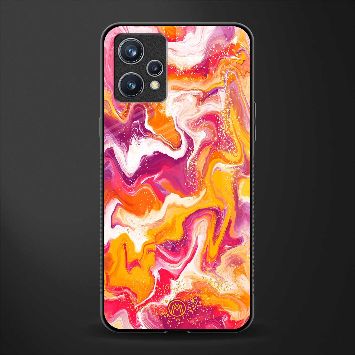 aureolin grape jam glass case for realme 9 4g image