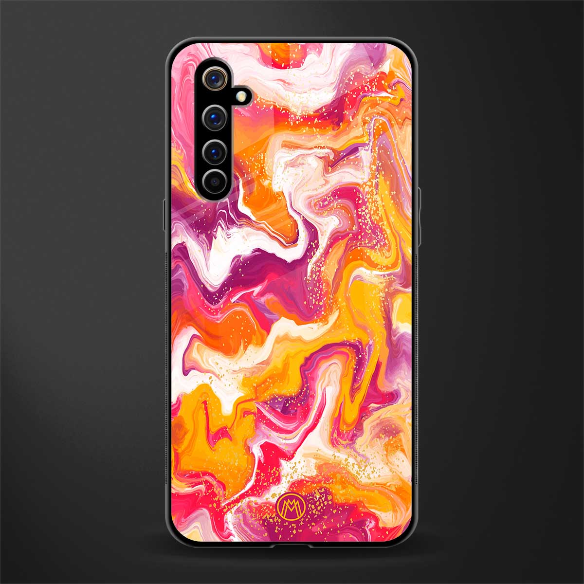 aureolin grape jam glass case for realme x50 pro image
