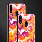 aureolin grape jam glass case for samsung galaxy a20s