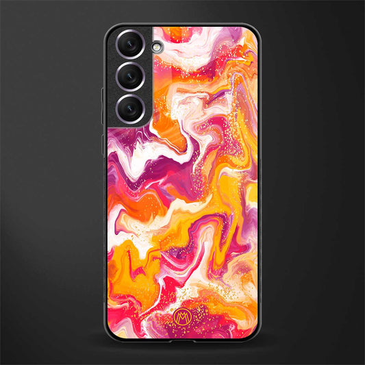 aureolin grape jam glass case for samsung galaxy s21 plus image
