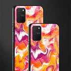 aureolin grape jam glass case for samsung galaxy a91 image-2