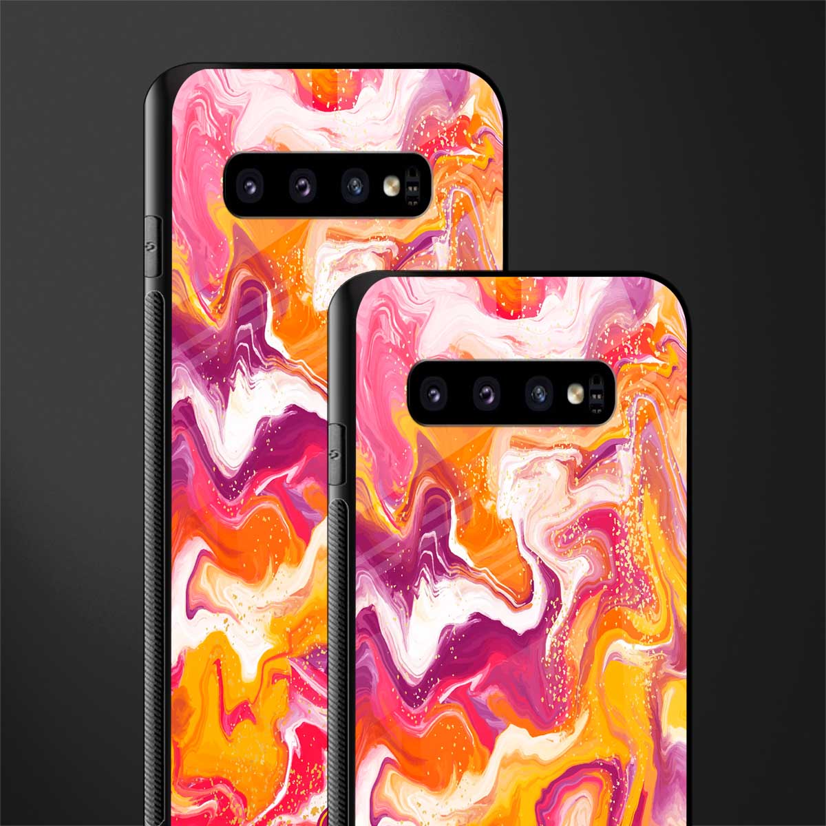 aureolin grape jam glass case for samsung galaxy s10 plus image-2