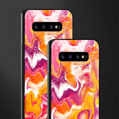 aureolin grape jam glass case for samsung galaxy s10 plus image-2