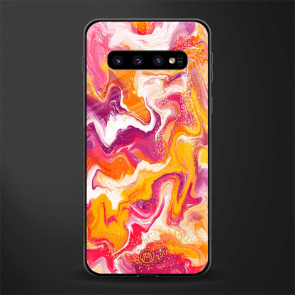 aureolin grape jam glass case for samsung galaxy s10 plus image