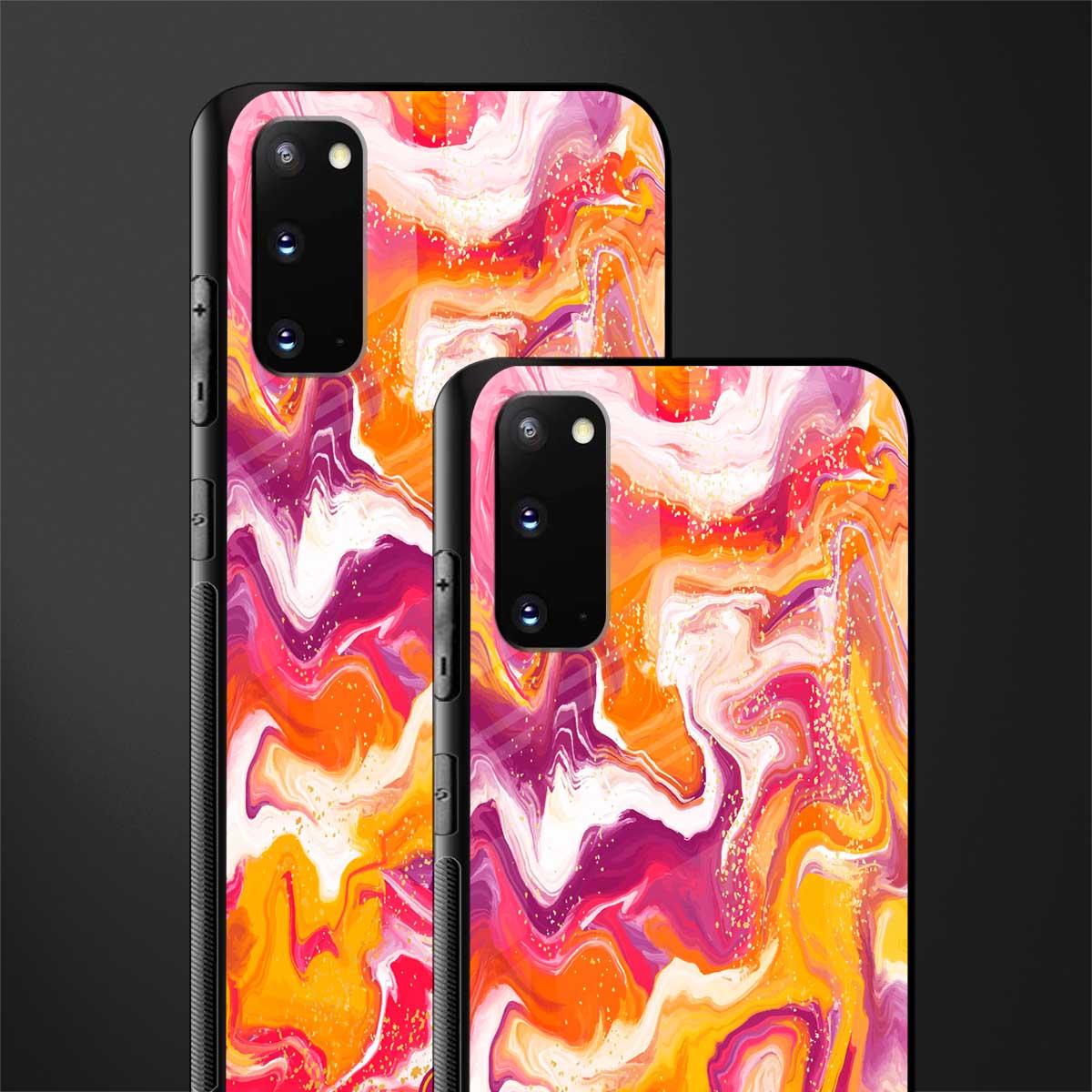aureolin grape jam glass case for samsung galaxy s20 image-2