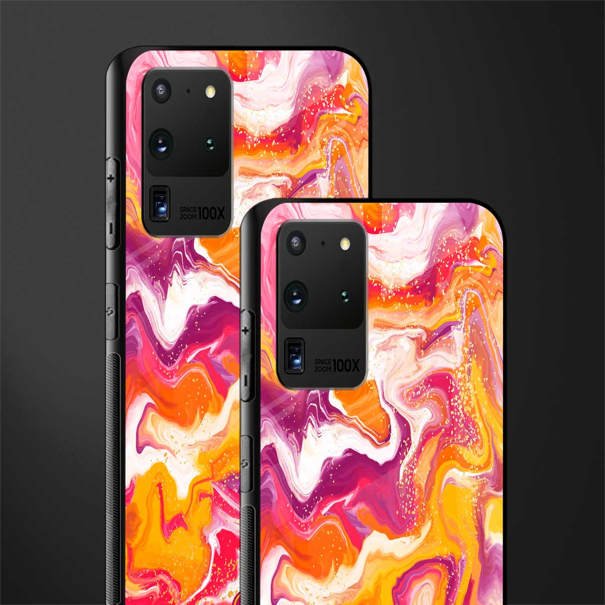 aureolin grape jam glass case for samsung galaxy s20 ultra image-2