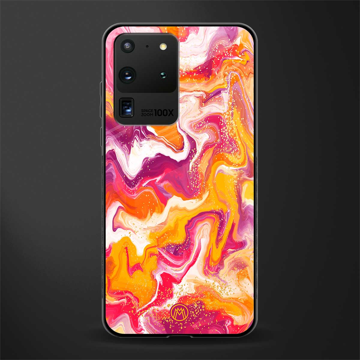 aureolin grape jam glass case for samsung galaxy s20 ultra image