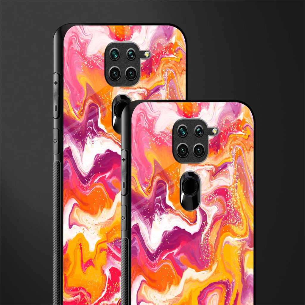 aureolin grape jam glass case for redmi note 9 image-2