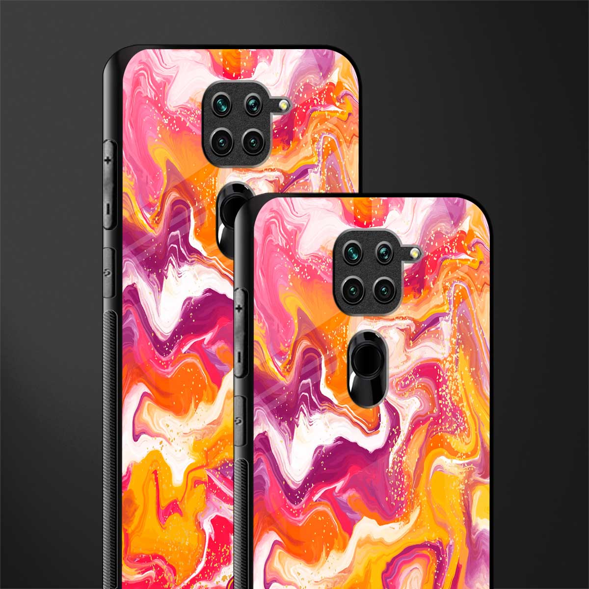 aureolin grape jam glass case for redmi note 9 image-2