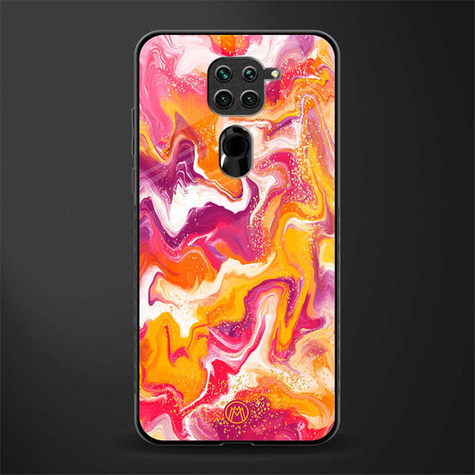 aureolin grape jam glass case for redmi note 9 image