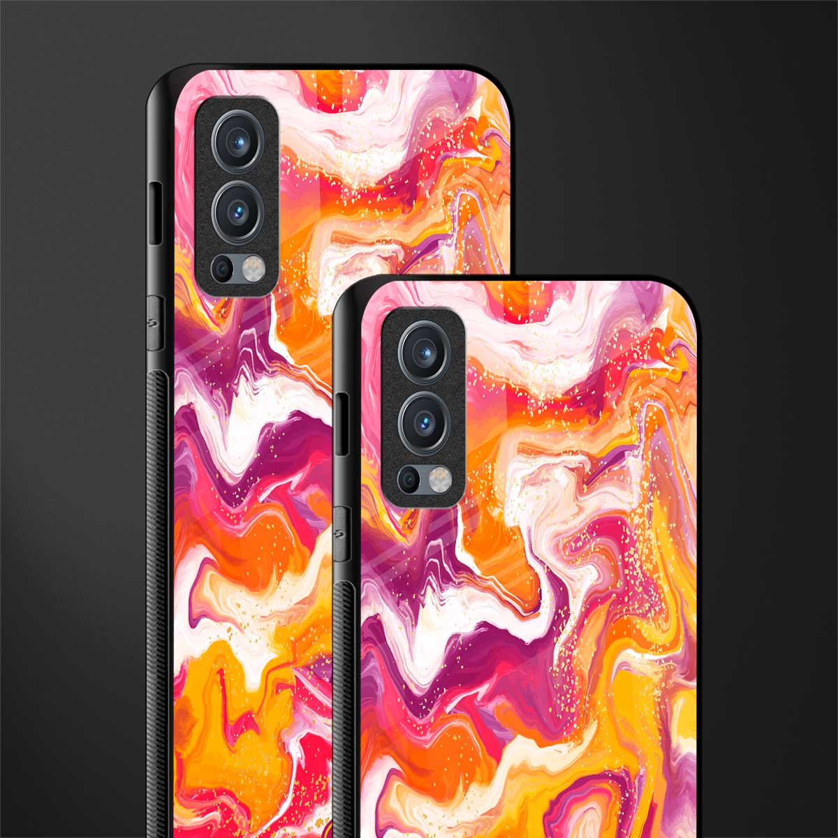 aureolin grape jam glass case for oneplus nord 2 5g image-2