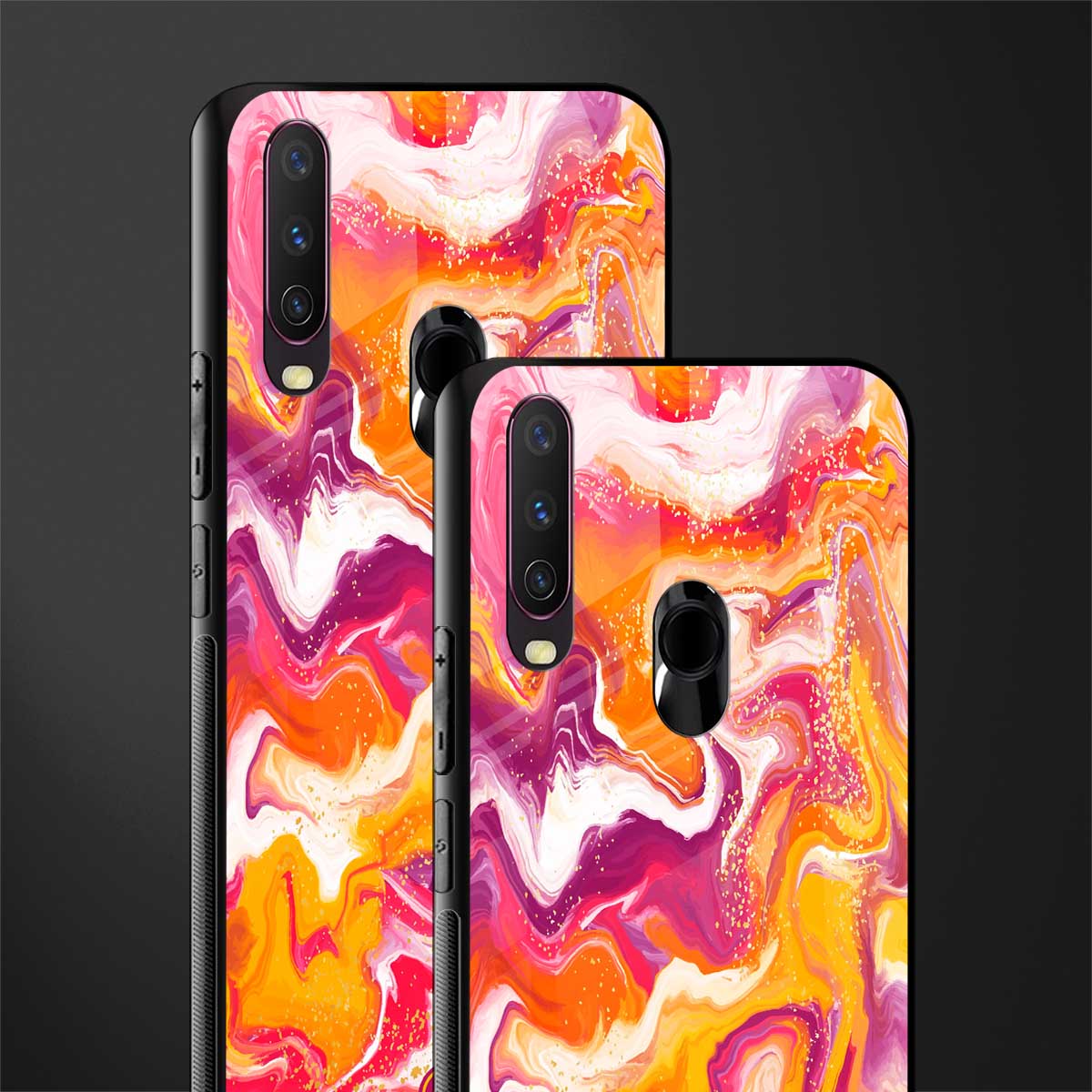 aureolin grape jam glass case for vivo y17 image-2
