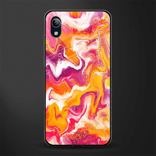 aureolin grape jam glass case for vivo y90 image
