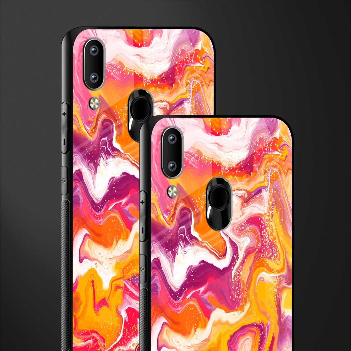 aureolin grape jam glass case for vivo y91 image-2
