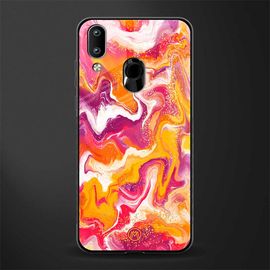 aureolin grape jam glass case for vivo y91 image